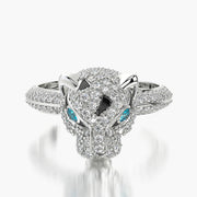 Pave TRing & Charm Panther