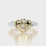 Rounded TRing & Charm Heart