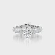 Pave Dome TRing & Classic Six 0.5ct