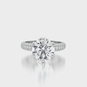Pave Dome TRing & Classic Six 3.0ct