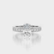Channel Set TRing & Pear Fantasy 1.0ct