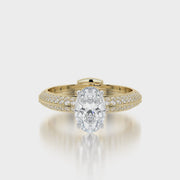 Pave TRing & Oval Classic 1.0ct