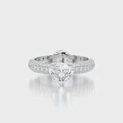 Pave Dome TRing & Pear Fantasy 1.0ct