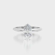 Classic TRing & Pear Fantasy 1.0ct
