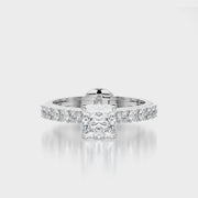 Side Stone TRing & Princess Fantasy 1.0ct