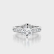Channel Set TRing & Heart Fantasy 1.0ct
