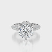 Pave TRing & Classic Six 3.0ct