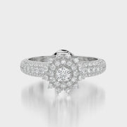 Pave Dome TRing & Сharm The diamond sun