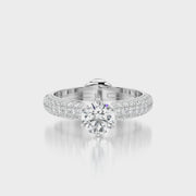 Pave Dome TRing & Classic Six 0.7ct
