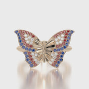 Classic TRing & Charm Butterfly
