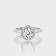 Classic TRing & Round Halo 1.0ct