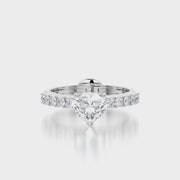 Side Stone TRing & Heart Fantasy 1.0ct