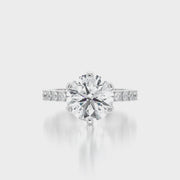 Side Stone TRing & Classic Six 3.0ct
