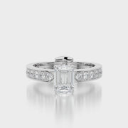 Channel Set TRing & Emerald Classic 1.0ct