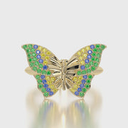 Charm Golden Butterfly