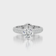 Pave Dome TRing & Classic Six 1.0ct