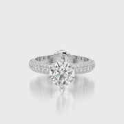 Pave Dome TRing & Classic Six 1.5ct