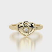 Rounded TRing & Charm Heart