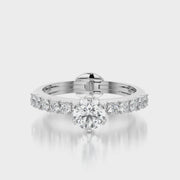 Side Stone TRing & Classic Six 0.5ct