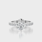 Side Stone TRing & Classic Six 1.0ct